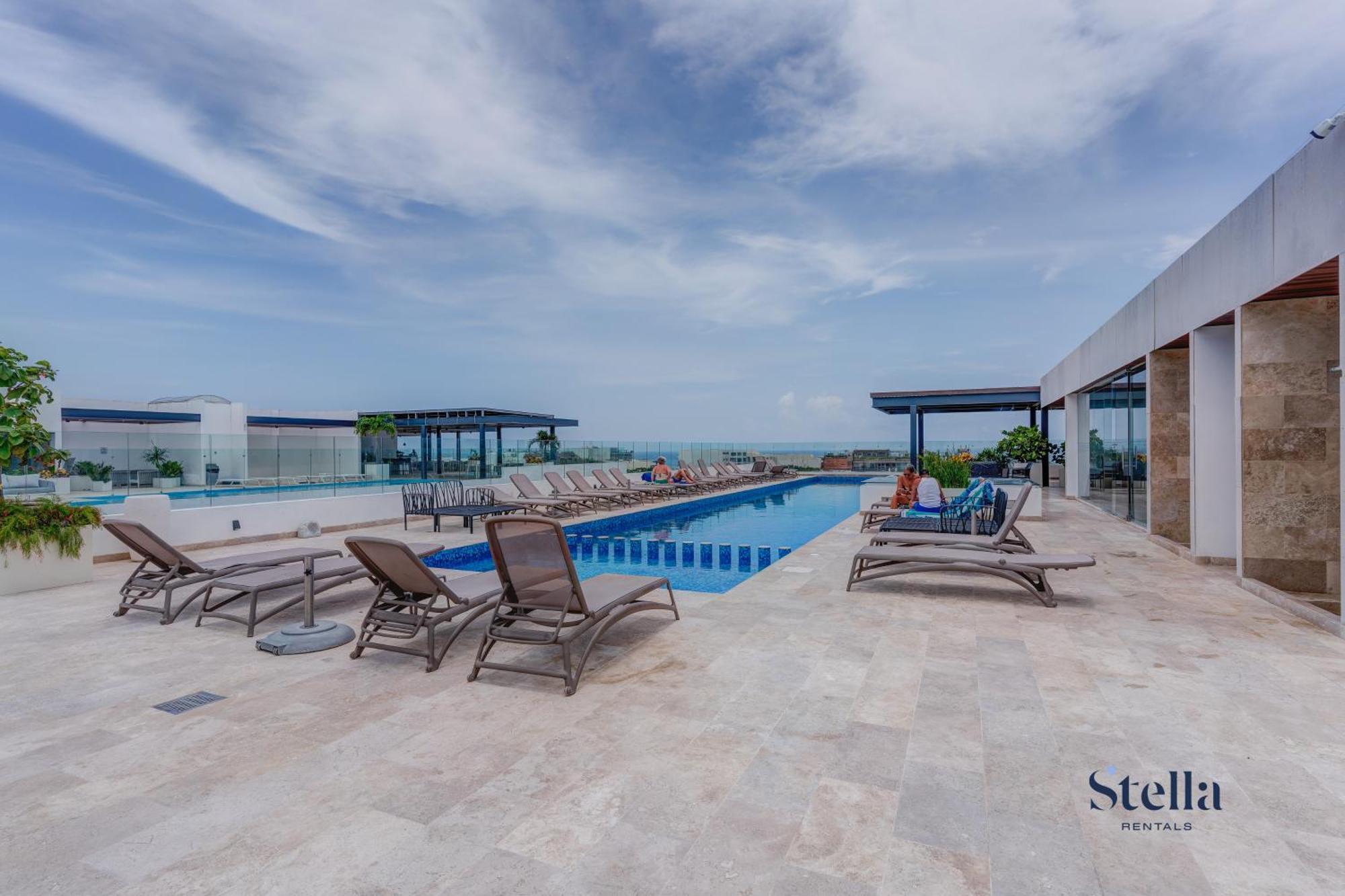 Ipana Condo, Rooftop Pools, Gym, Walk To Apartamento Playa del Carmen